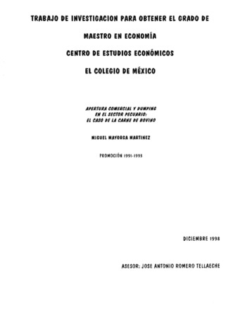 Apertura comercial y dumping en el sector pecuario :: el caso de la carne de bovino thumbnail