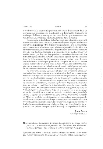 Reseña del libro: Margarita León. La memoria del tiempo : la experiencia del tiempo y del espacio en "Los recuerdos del porvenir" de Elena Garro. México : Ed. Coyoacán, 2004. 351 p. (Filosofía y cultura contemporánea ; 24). Miniatura