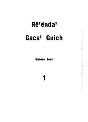 Rë'ënda' gaca' guich thumbnail