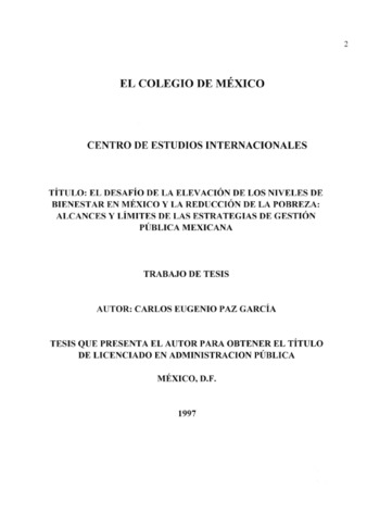 El desafío de la elevación de los niveles de bienestar en México y la reducción de la pobreza: alcances y límites de las estrategias de gestión pública mexicana Miniatura