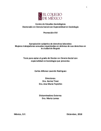 Apropiación subjetiva de derechos laborales : mujeres trabajadoras sexuales organizadas en defensa de sus derechos en la ciudad de Bogotá thumbnail