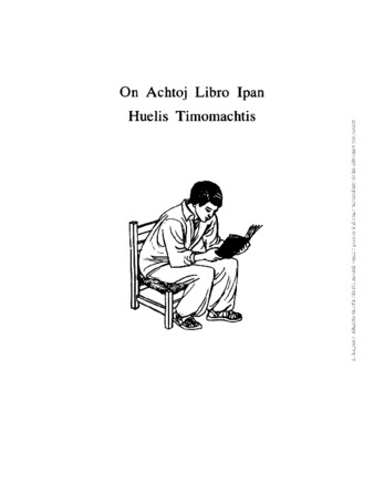 On actoj libro ipan huelis timomachtis : primera cartilla thumbnail