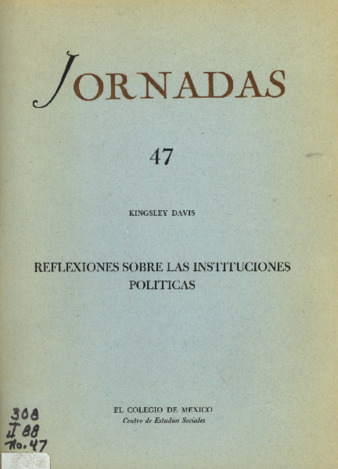 Reflexiones sobre las instituciones políticas Miniatura