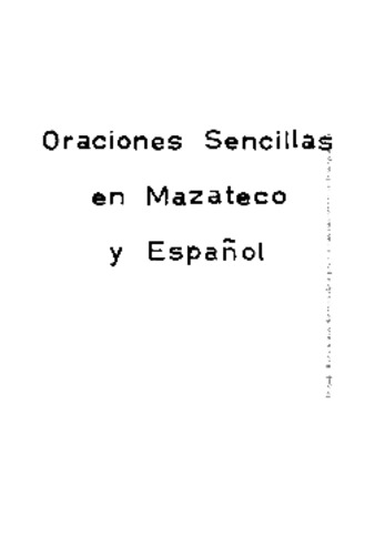 Oraciones sencillas en mazateco y español thumbnail