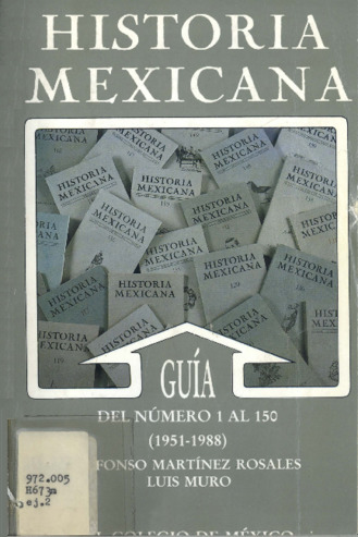 Historia mexicana: guía del número 1 al 150 (1951-1988) Miniatura