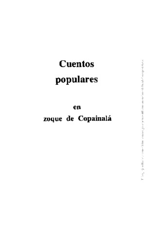 Cuentos populares en zoque de Copainalá thumbnail