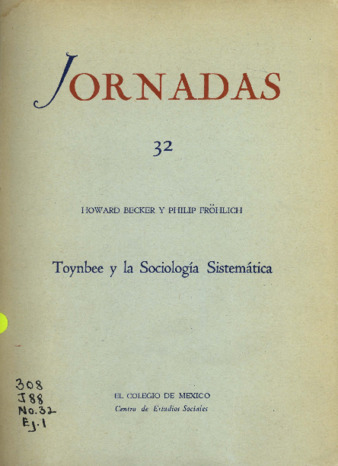 Toynbee y la sociología sistemática Miniatura