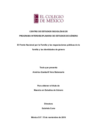 El Frente Nacional por la Familia y las negociaciones públicas de la familia y las identidades de género Miniatura