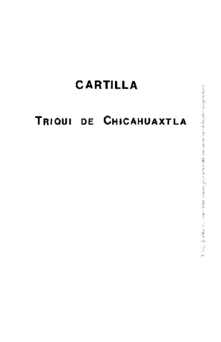 Cartilla triqui de Chicahuaxtla thumbnail