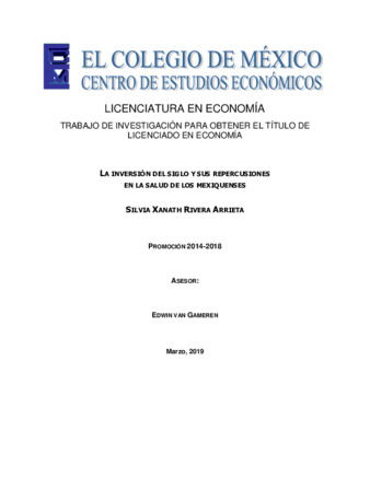 La inversión del siglo y sus repercusiones en la salud de los mexiquenses Miniatura