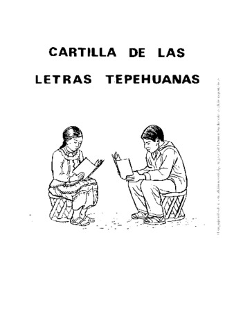 Cartilla de las letras tepehuanas : tepehuán del sureste Santa María Ocotán, Durango thumbnail