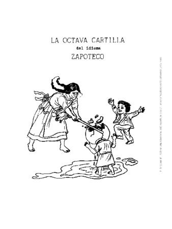 La octava cartilla del idioma zapoteco de Atepec de la Sierra de Juárez, Oax thumbnail