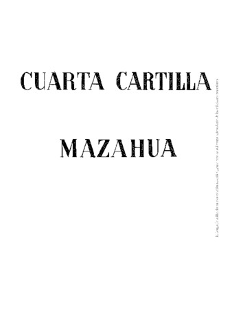 Cuarta cartilla mazahua thumbnail