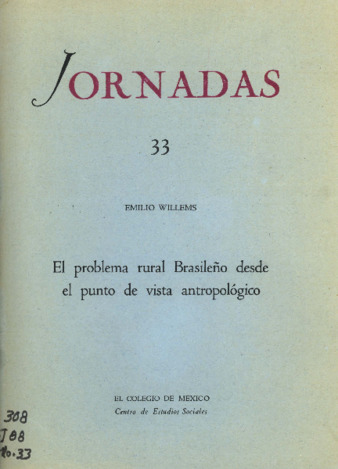 El problema rural brasileño desde el punto de vista antropológico Miniatura