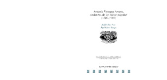 Antonio Vanegas Arroyo, andanzas de un editor popular (1880-1901) Miniatura