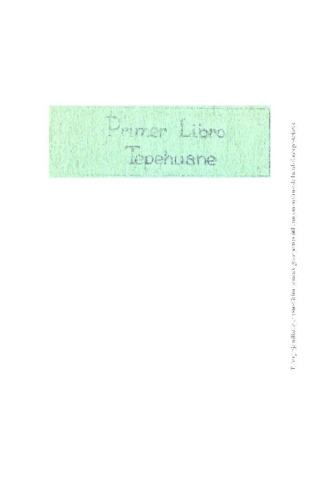 Primer libro tepehuane thumbnail