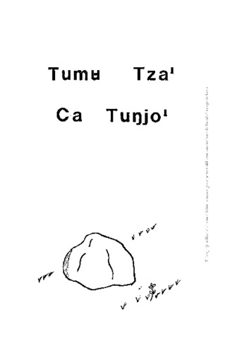 Tumu tza' ca tunjo' thumbnail