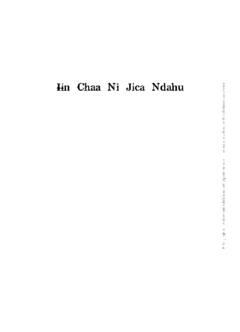 Ɨɨn chaa ni jica ndahu thumbnail