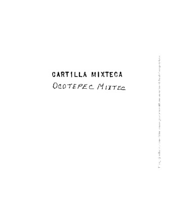 Cartilla mixteca, Ocotepec Mixtec : Cartilla 1 & 2 thumbnail