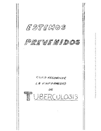 Estemos prevenidos : cómo reconocer la enfermedad de tuberculosis thumbnail