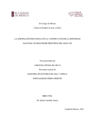 La apropiación discursiva en la construcción de la identidad nacional en Irán desde principios del siglo XX Miniatura