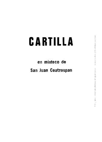 Cartilla en mixteco de San Juan Coatzospan thumbnail