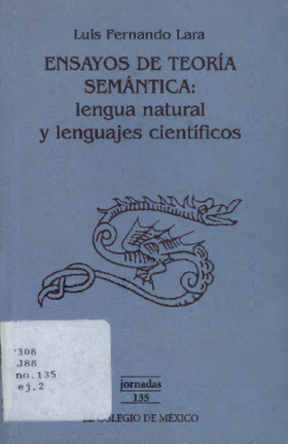 Ensayos de teoría semántica: lengua natural y lenguajes científicos Miniatura