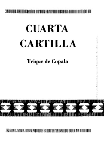 Cuarta cartilla : trique de Copala thumbnail