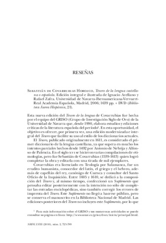 Reseña del libro: Aurelio González y Beatriz Mariscal Hay (eds.). Romancero: visiones y revisiones. México : El Colegio de México, 2008. 157 p. Miniatura