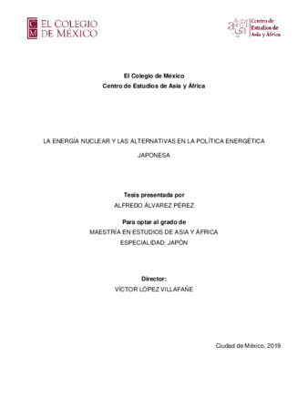 La energía nuclear y las alternativas en la política energética japonesa thumbnail