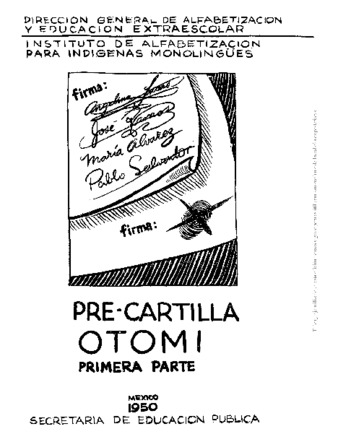 Pre-cartilla otomí : primera parte thumbnail